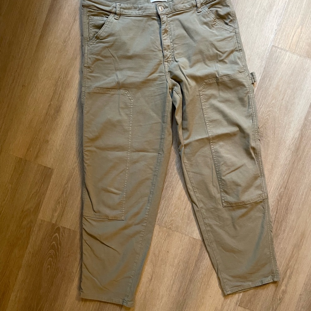 Mavi Women's Khaki Cropped Pants